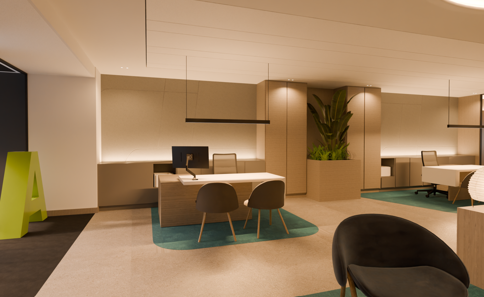 Diseño y dirección de obra de las nuevas oficinas comerciales de Assistència Sanitària en Cornellà y Terrassa, a cargo de Alotark.