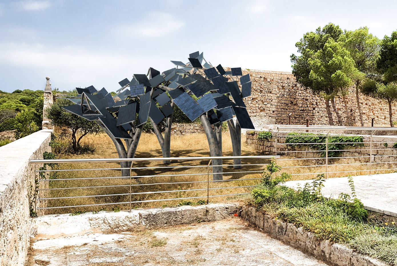 arboles solares fotovoltaicos Menorca